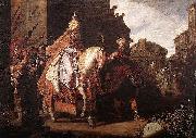 Pieter Lastman The Triumph of Mordechai Spain oil painting artist
